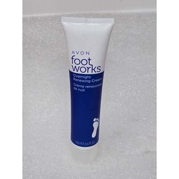Avon Foot Works Overnight Renewing Cream 100ml - Picture 1 of 2